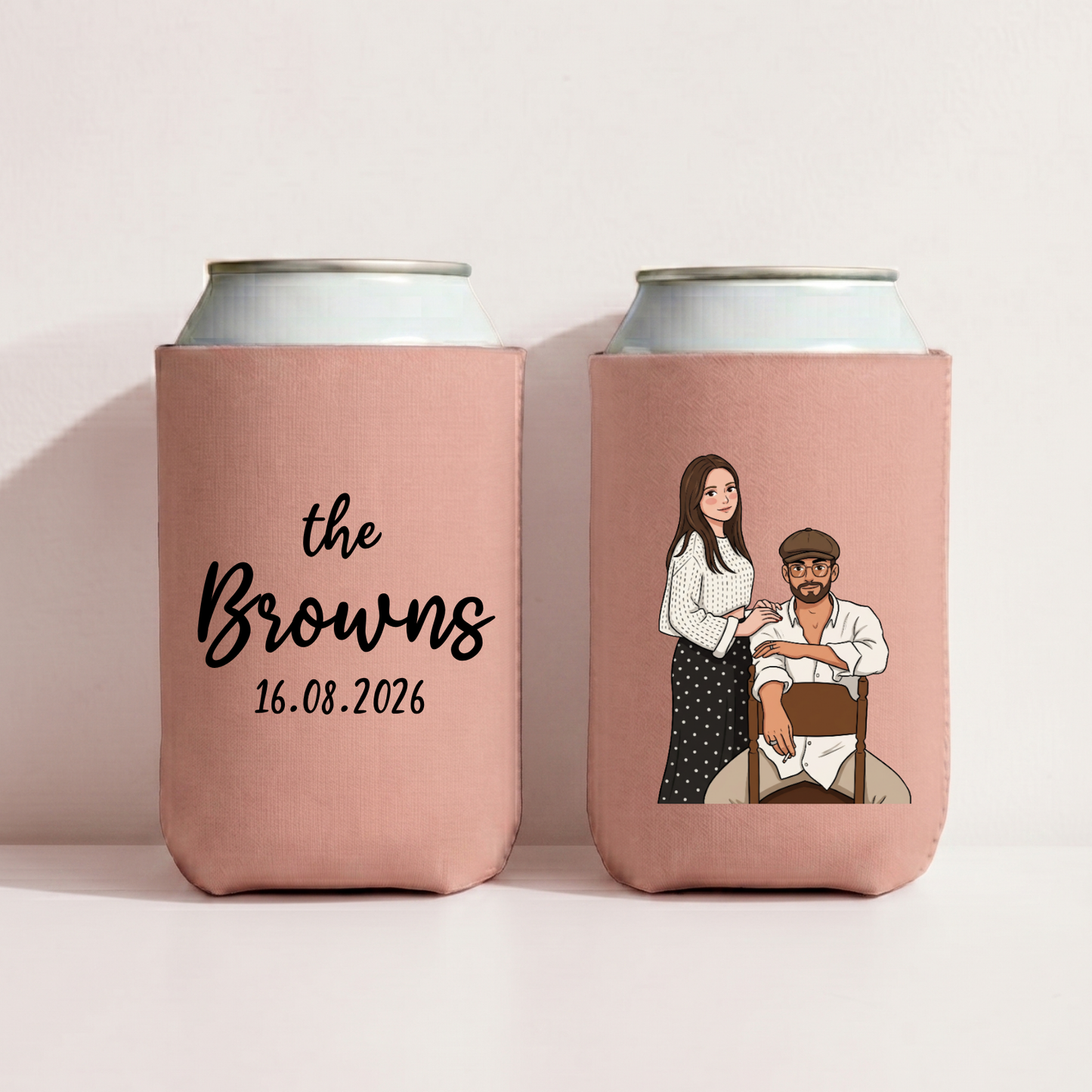 Personalised Stubby Holders for Weddings