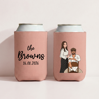 Personalised Stubby Holders for Weddings