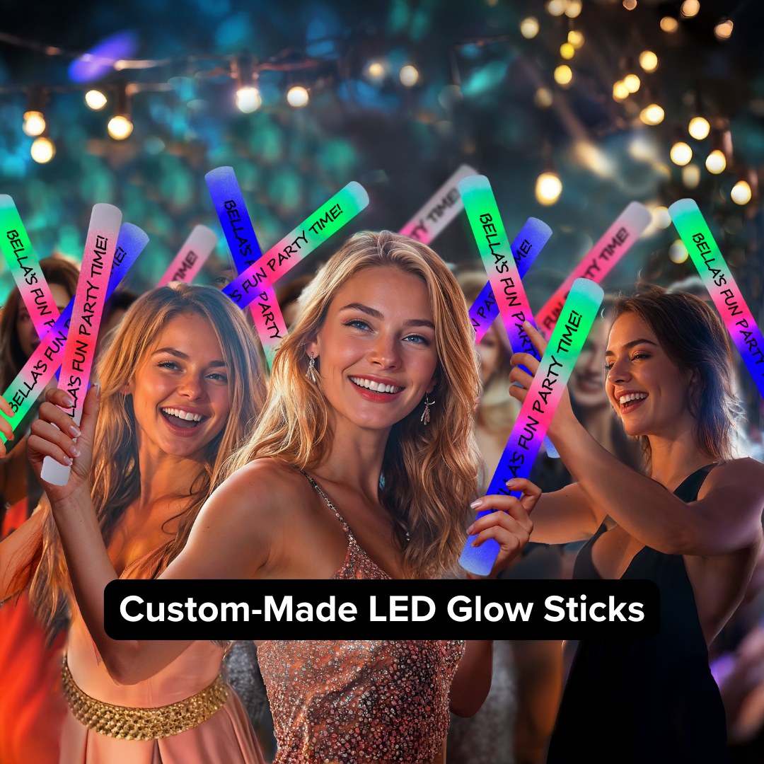 Wedding Glow Sticks - Multiple Font Choices