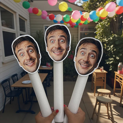 Face on a Glow Stick