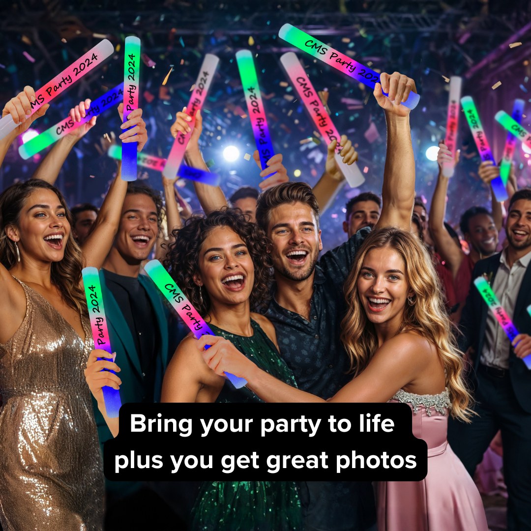 Wedding Glow Sticks - Multiple Font Choices