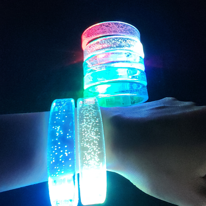 (Non personalised) Multicolour LED Glow Bracelet