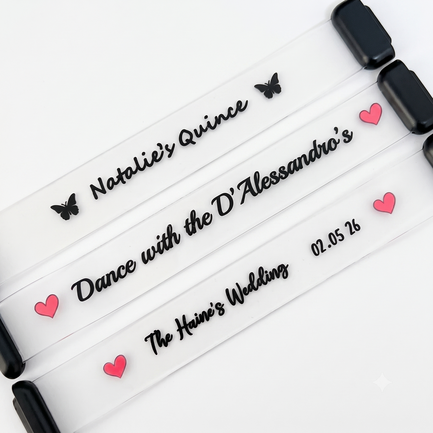 Sound activated LED bracelets (Personalised)