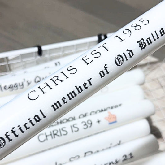 Cheeky custom glow sticks for a hilarious and unforgettable 40th birthday party