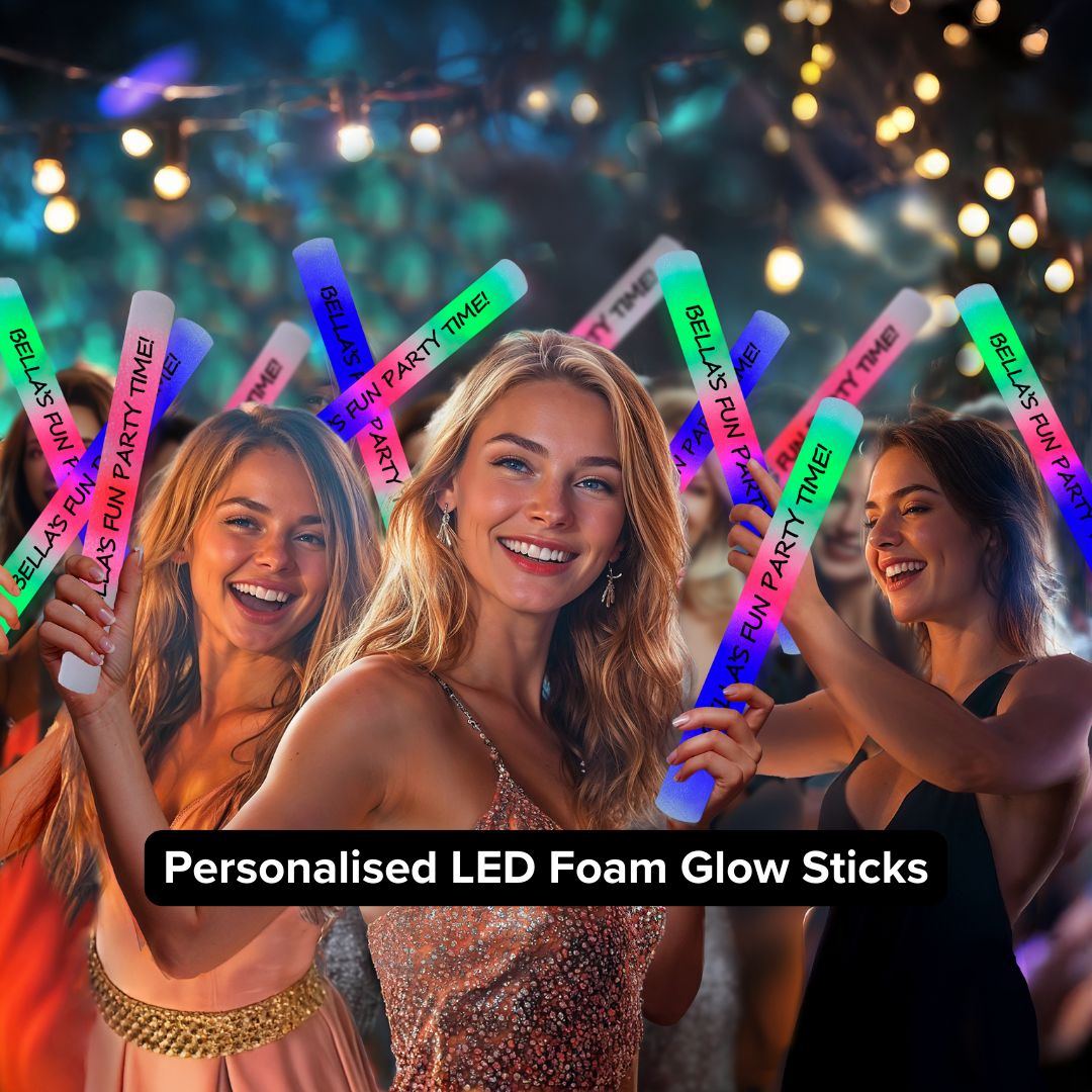 Bestseller  Custom LED Foam Glow Sticks - Australia’s favorite glow sticks dance party props