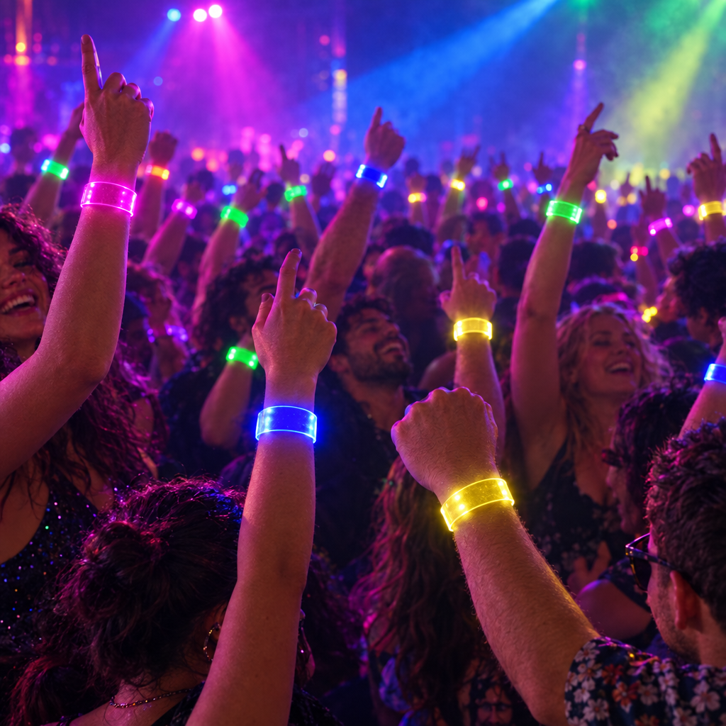 Personalised Music Sync LED Bracelets