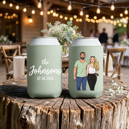 Personalised Stubby Holders for Weddings