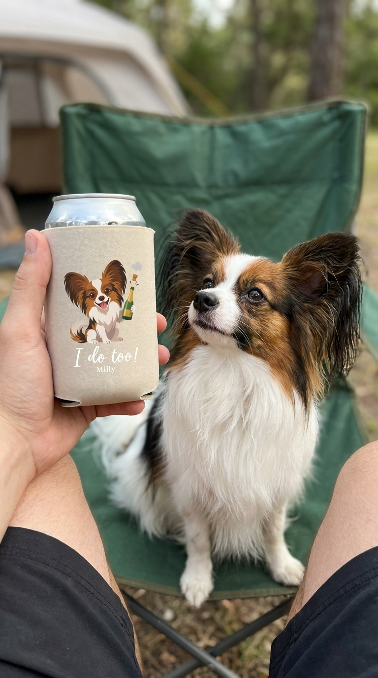 Wedding Stubby Holders · Pet Portrait