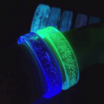 (Non personalised) Multicolour LED Glow Bracelet